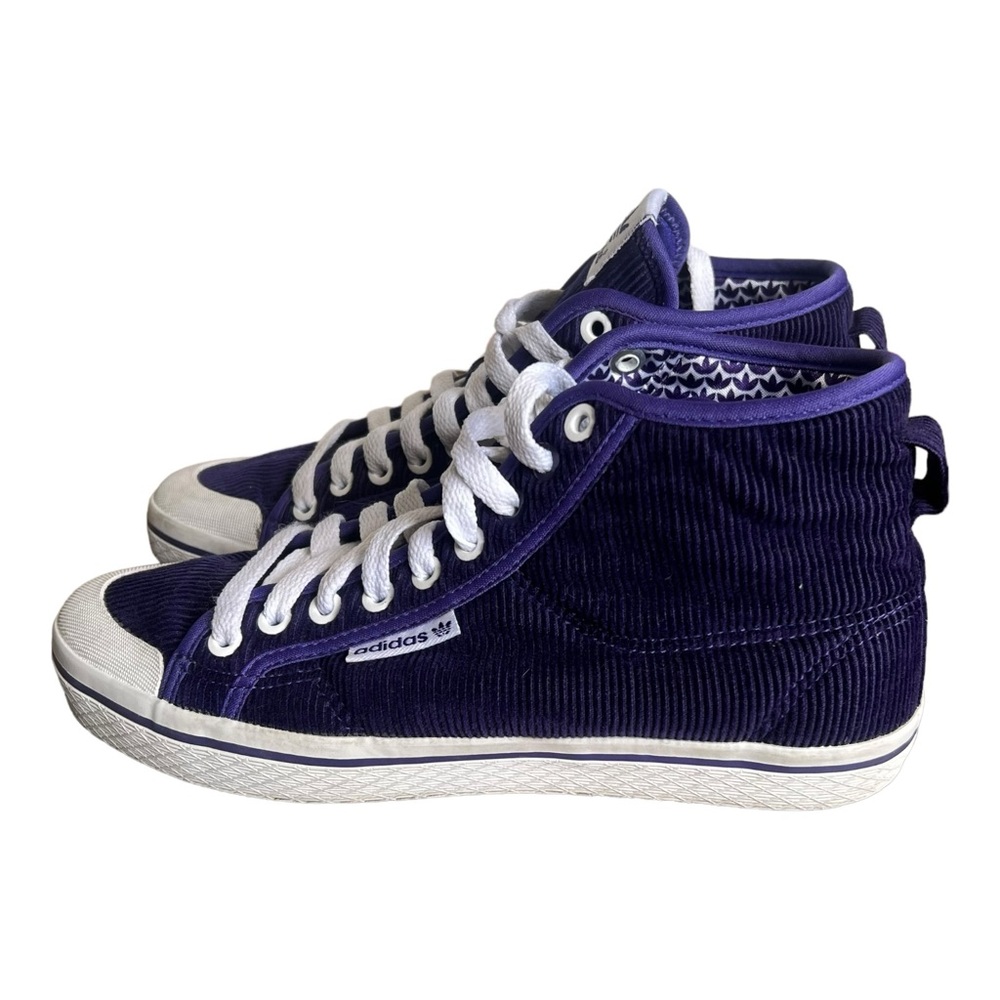 adidas originals Women’s Purple Honey Mid Velvet Shoes Rare Pair 🔥size 7.5 - Picture 5 of 10